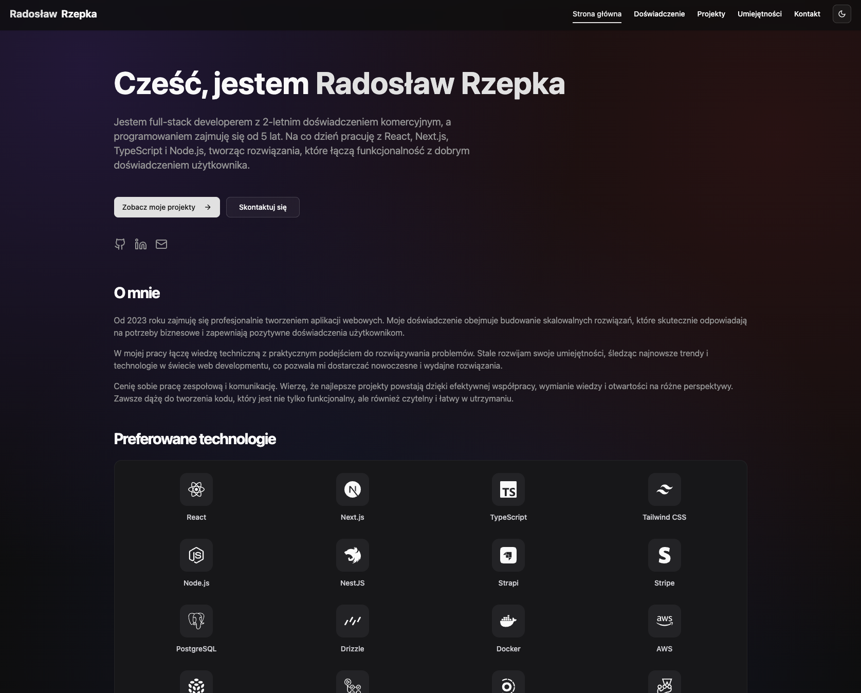 Portfolio v2 screenshot